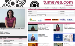 tumeves.com, videopres�ntate, muestra lo que vales y empl�ate