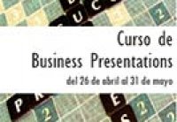 CURSO DE BUSINESS PRESENTATIONS